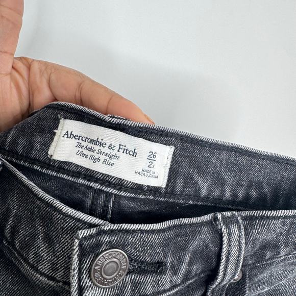 ABERCROMBIE | The Ankle Straight Ultra High Rise | 2s - Picture 5 of 5